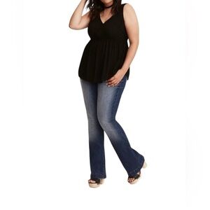 Torrid Flare Vintage Stretch Mid-Rise Jeans